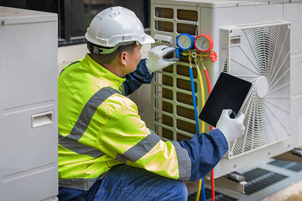 Professional Ac Installation technician working in Sharpsville, PA